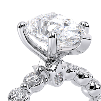 Verragio Pave Pear Engagement Ring