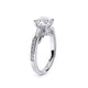 Verragio Three-Stone Round Engagement Ring