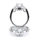Verragio Three-Stone Oval Engagement Ring