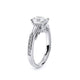 Verragio Three-Stone Oval Engagement Ring