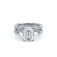 Verragio Three-Stone Emerald Engagement Ring