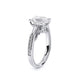 Verragio Three-Stone Emerald Engagement Ring