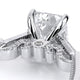 Verragio Three-Stone Emerald Engagement Ring
