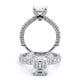 Verragio Pave Emerald Engagement Ring