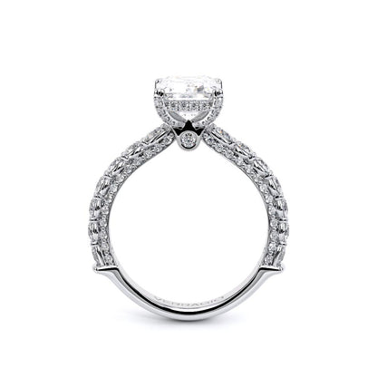 Verragio Pave Emerald Engagement Ring