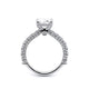 Verragio Pave Emerald Engagement Ring