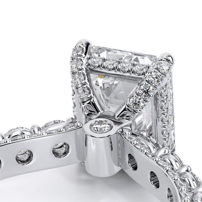 Verragio Pave Emerald Engagement Ring