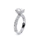 Verragio Pave Oval Engagement Ring