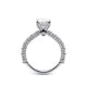 Verragio Pave Oval Engagement Ring