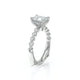 Verragio Halo Emerald Engagement Ring
