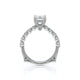 Verragio Halo Emerald Engagement Ring