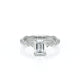 Verragio Halo Emerald Engagement Ring