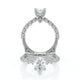 Verragio Halo Pear Engagement Ring