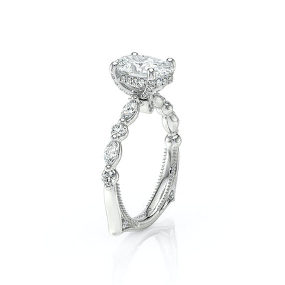 Verragio Halo Oval Engagement Ring