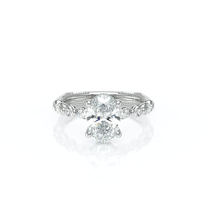 Verragio Halo Oval Engagement Ring