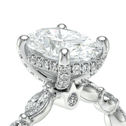 Verragio Halo Oval Engagement Ring