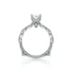 Verragio Halo Pear Engagement Ring