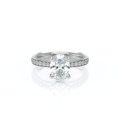 Verragio Halo Oval Engagement Ring