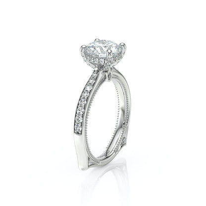 Verragio Halo Round Engagement Ring