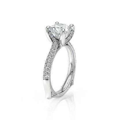 Verragio Halo Round Engagement Ring