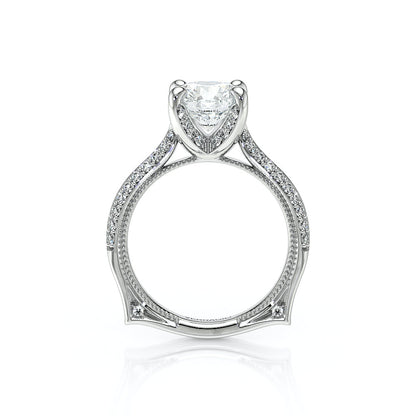 Verragio Halo Round Engagement Ring