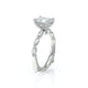 Verragio Halo Emerald Engagement Ring