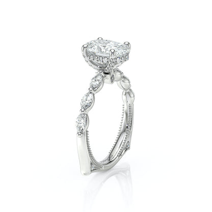 Verragio Halo Oval Engagement Ring