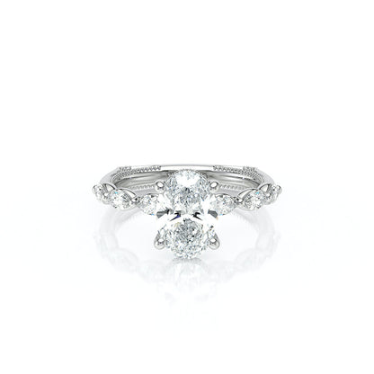Verragio Halo Oval Engagement Ring