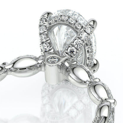 Verragio Halo Oval Engagement Ring