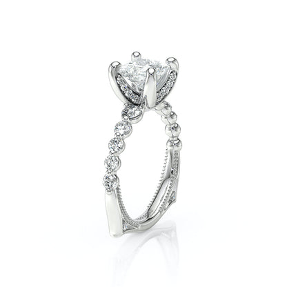 Verragio Halo Princess Engagement Ring
