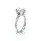 Verragio Halo Princess Engagement Ring