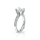 Verragio Halo Princess Engagement Ring