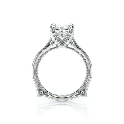 Verragio Halo Princess Engagement Ring