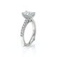 Verragio Halo Emerald Engagement Ring