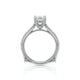 Verragio Halo Emerald Engagement Ring