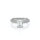Verragio Halo Emerald Engagement Ring