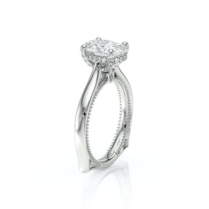 Verragio Halo Oval Engagement Ring