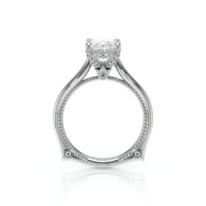 Verragio Halo Oval Engagement Ring