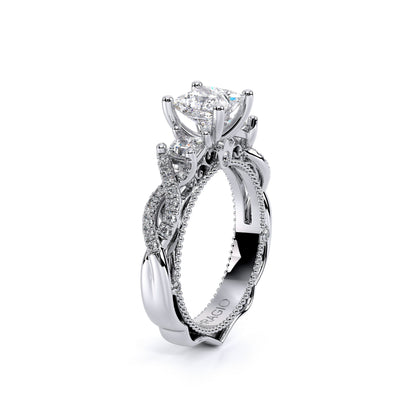 Verragio Three-Stone Princess Engagement Ring