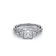 Verragio Three-Stone Princess Engagement Ring