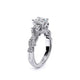 Verragio Three-Stone Princess Engagement Ring