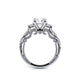 Verragio Three-Stone Round Engagement Ring