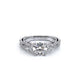 Verragio Three-Stone Round Engagement Ring