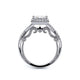 Verragio Halo Princess Engagement Ring