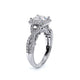 Verragio Halo Princess Engagement Ring