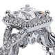 Verragio Halo Princess Engagement Ring