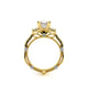 Verragio Three-Stone Princess Engagement Ring