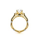Verragio Three-Stone Round Engagement Ring