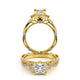 Verragio Three-Stone Princess Engagement Ring