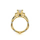 Verragio Three-Stone Princess Engagement Ring